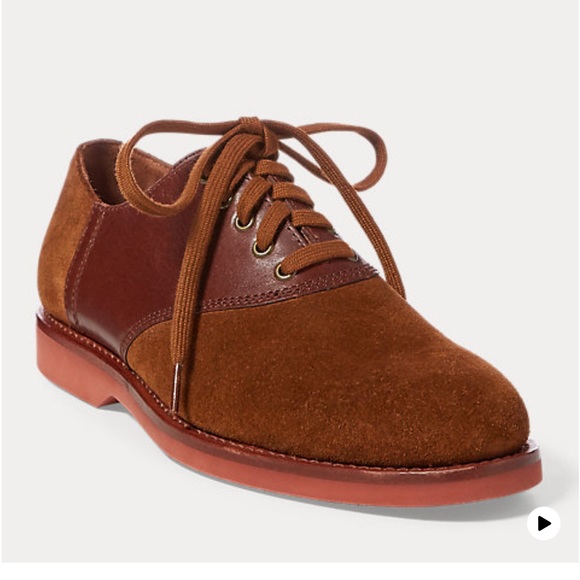 🎉HP 🎉 Polo Ralph Lauren NIB Suede Saddle Shoes - Picture 6 of 11